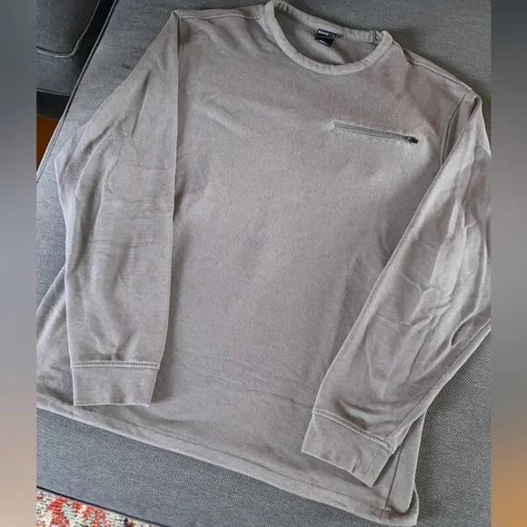 Grand AC Mens Activewear Sweatshirt - Gray, Size XXL - Picture 3 of 7